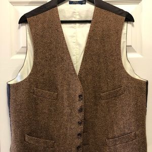 Polo Ralph Lauren Wool Tweed Vest - 44